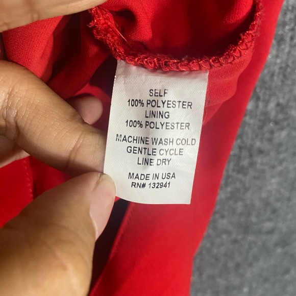 Amanda Uprichard Jasalina Mini Dress Small Red Ruched Backless Party Coc… - Picture 11 of 12